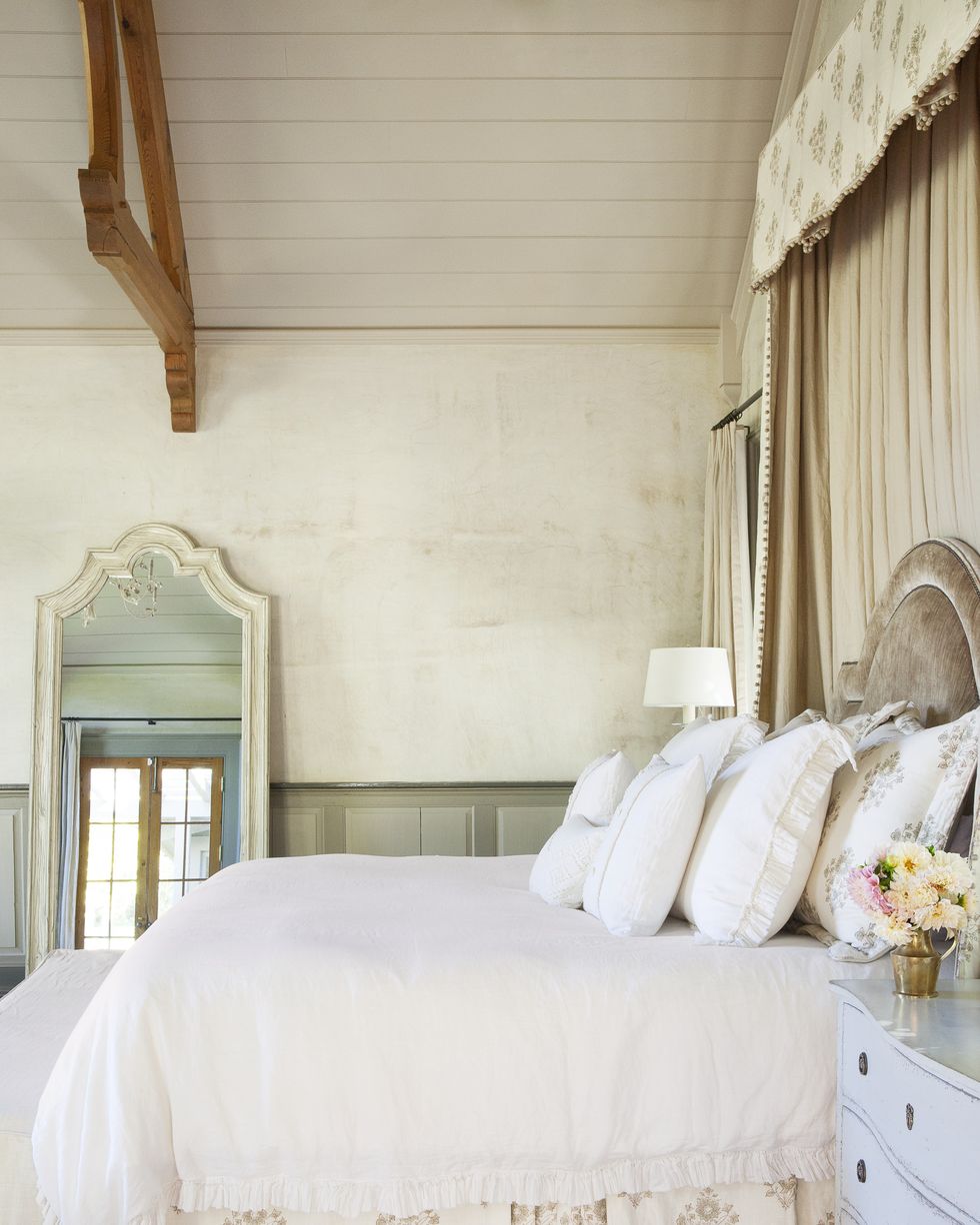 The master bedroom in Lauren and Chris Tomlin's home in Tennessee