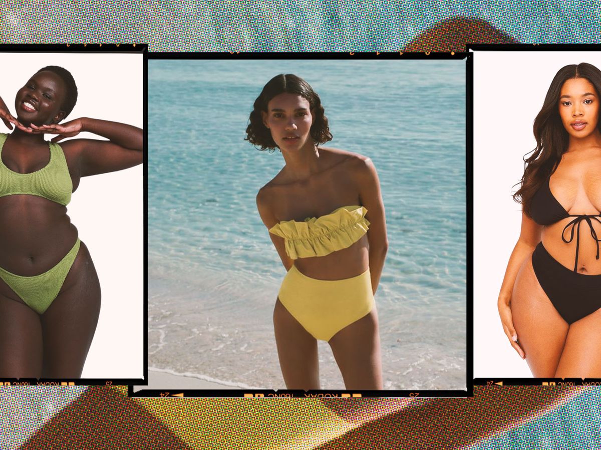 Deals Ausyst Swimsuit Women Print Bikini Swimsuit Filled Bra One-Piece  Swimwear Beachwear, Summer Clearance! 