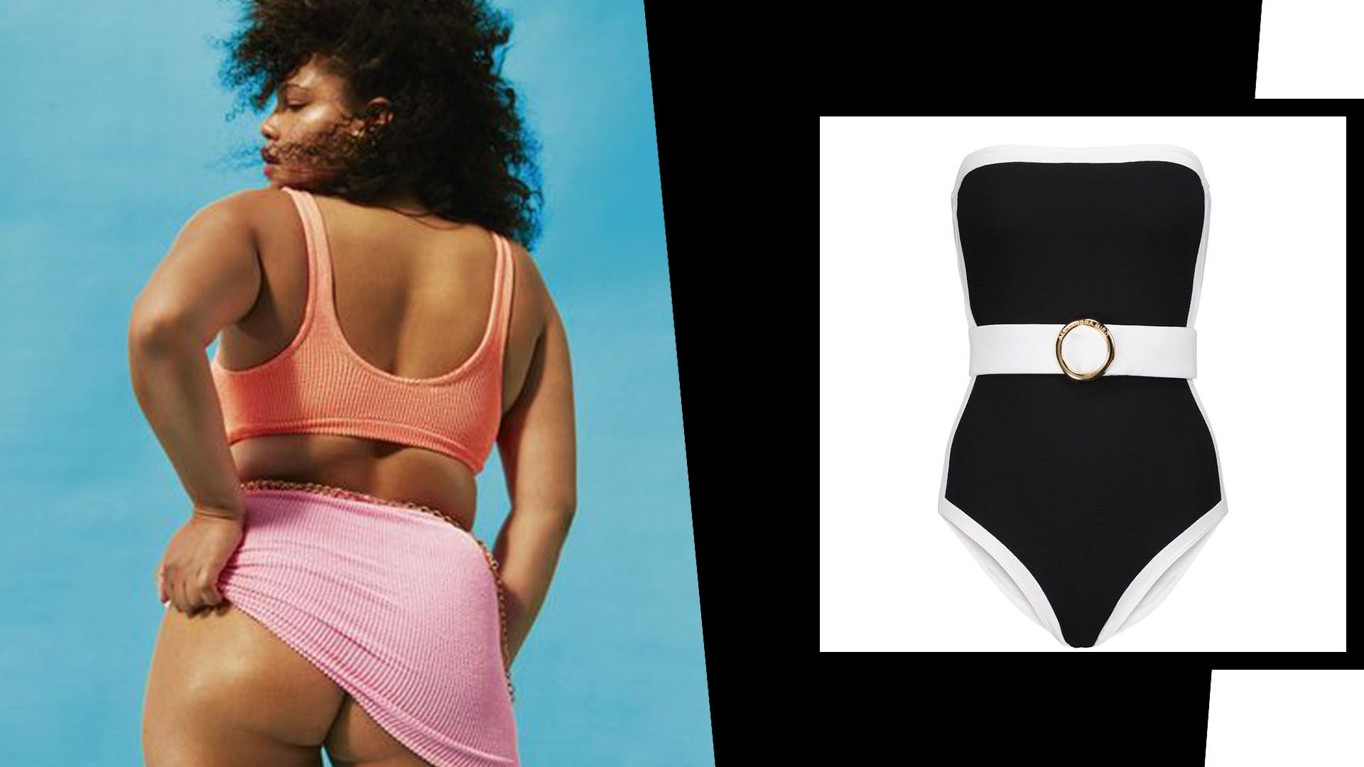 The One Syrup — Underwire D-G Cup Swimsuit — Form and Fold