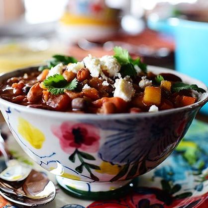 veggie chili in pw bowl