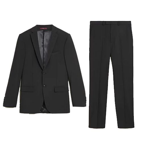 Ivory Wedding Suits for Men Groom Tuxedo Black Best Man Blazer Costume  Homme 2piece Coat Pants Slim Fit Terno Masculino - AliExpress
