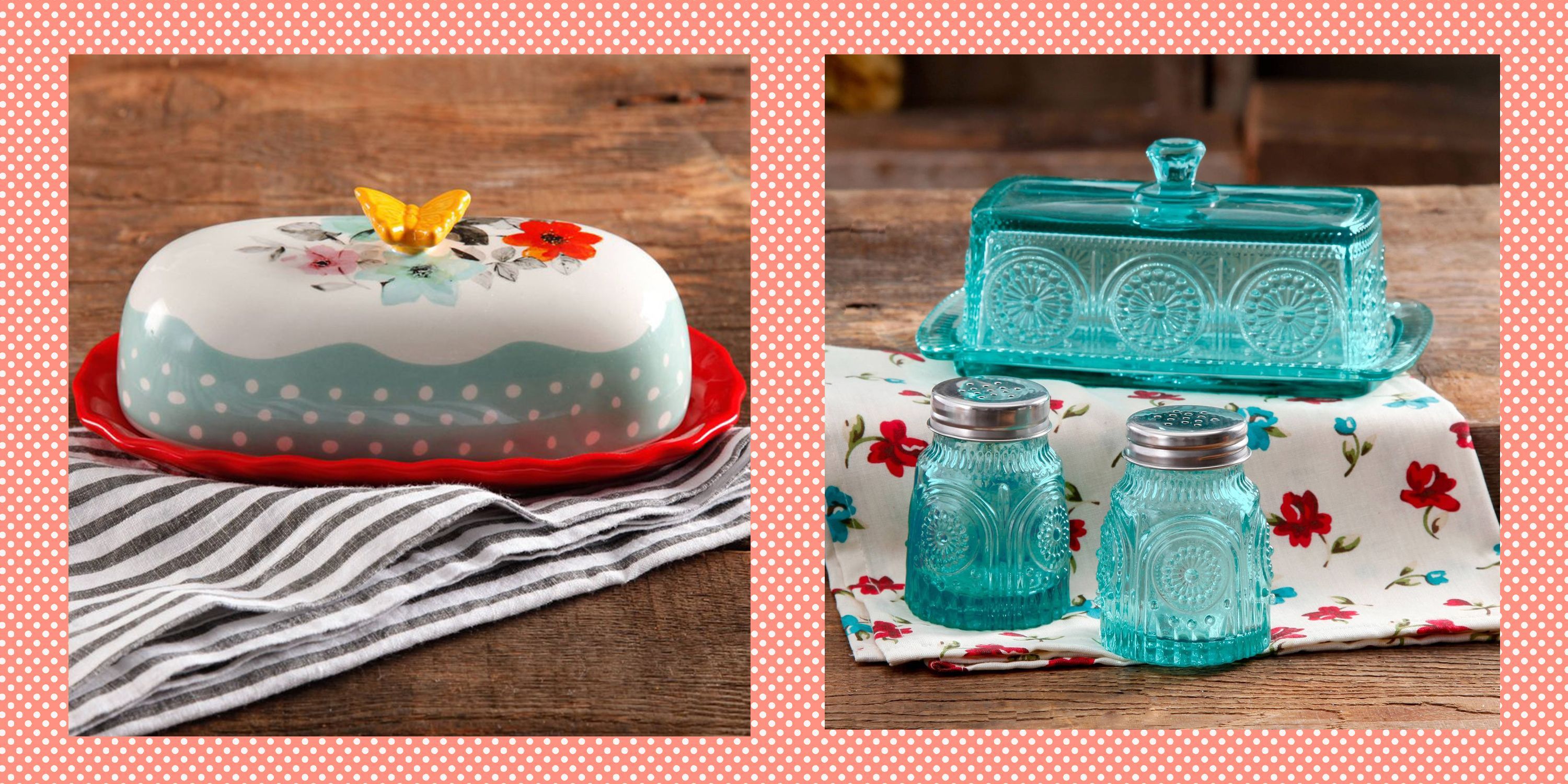 The pioneer woman butter dish sale