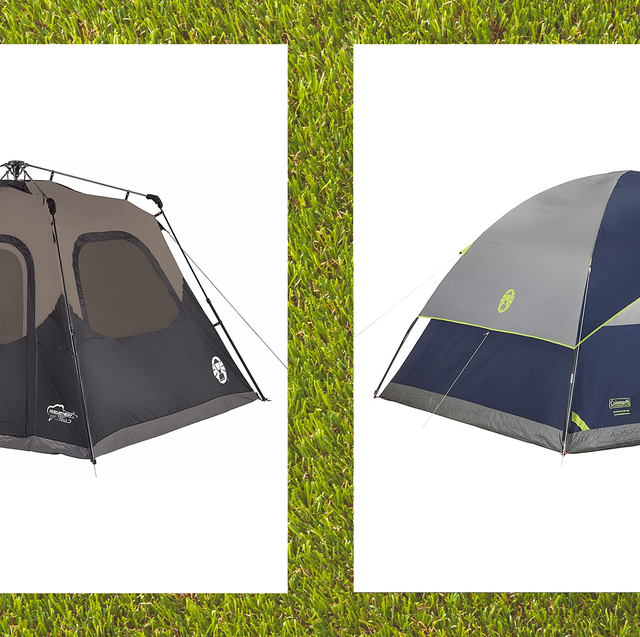  Core 6 Person Instant Tent Set- Family Tent With Lighted Dome  And 2 Camping Sleeping Bags - Outdoor Tent for Camping - Waterproof Tent -  Camping Tent For Privacy 