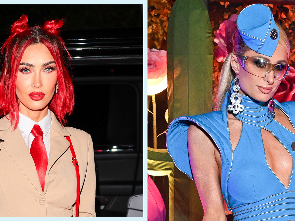 Celebrities in Halloween Costumes at the “Shake, Rattle, and Ball”