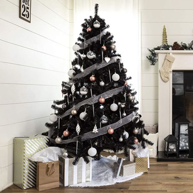 These Stunning Black Christmas Trees Will Convince You to Go Dark ...