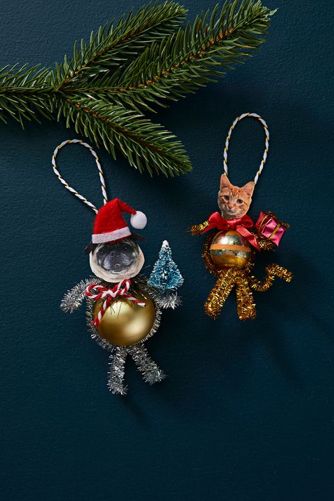 diy animal family ornaments