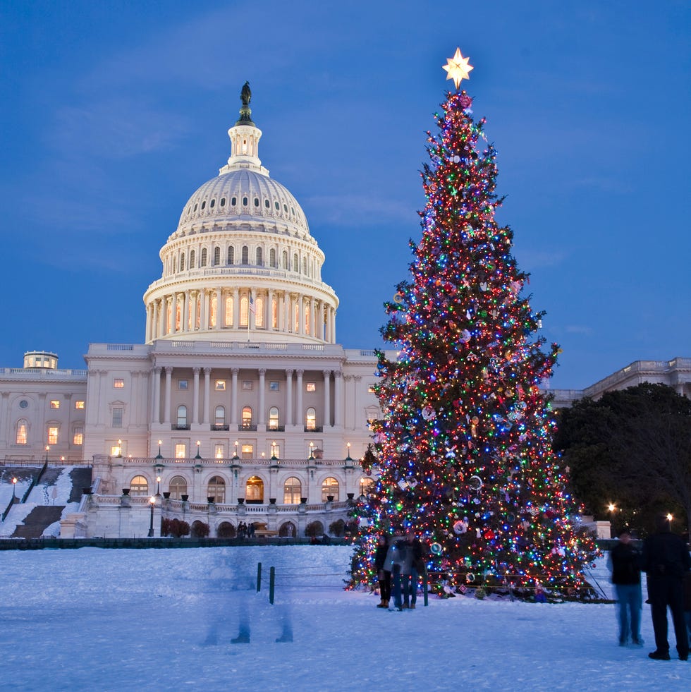 best christmas getaway locations washington dc