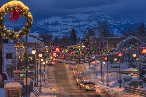 best christmas towns whitefish montana