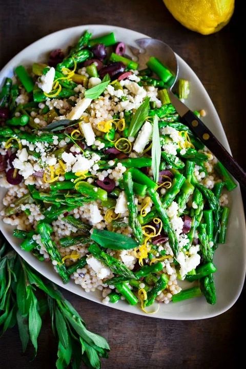 best couscous recipes asparagus salad with israeli couscous