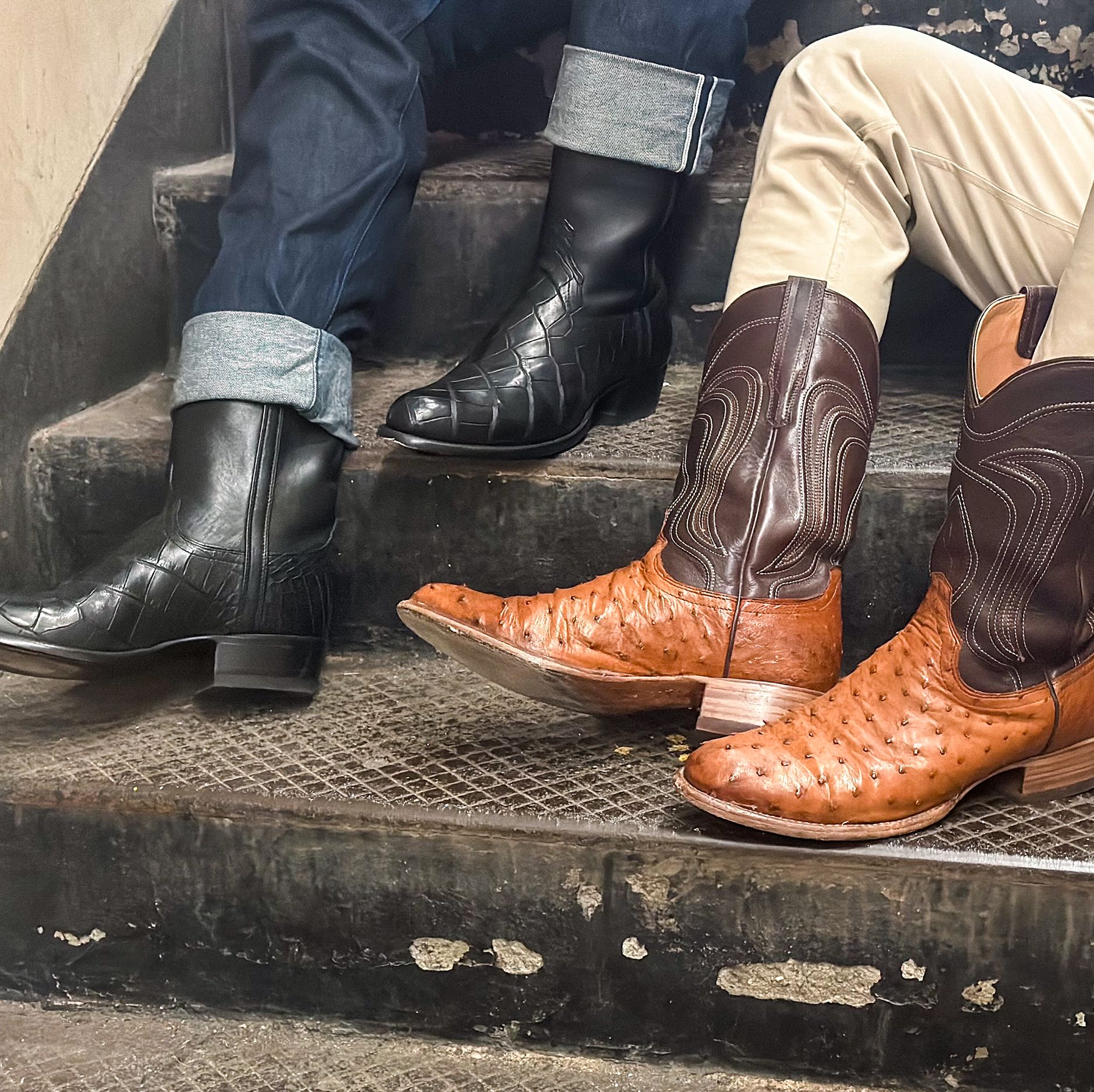 mens cowboy boots fashion