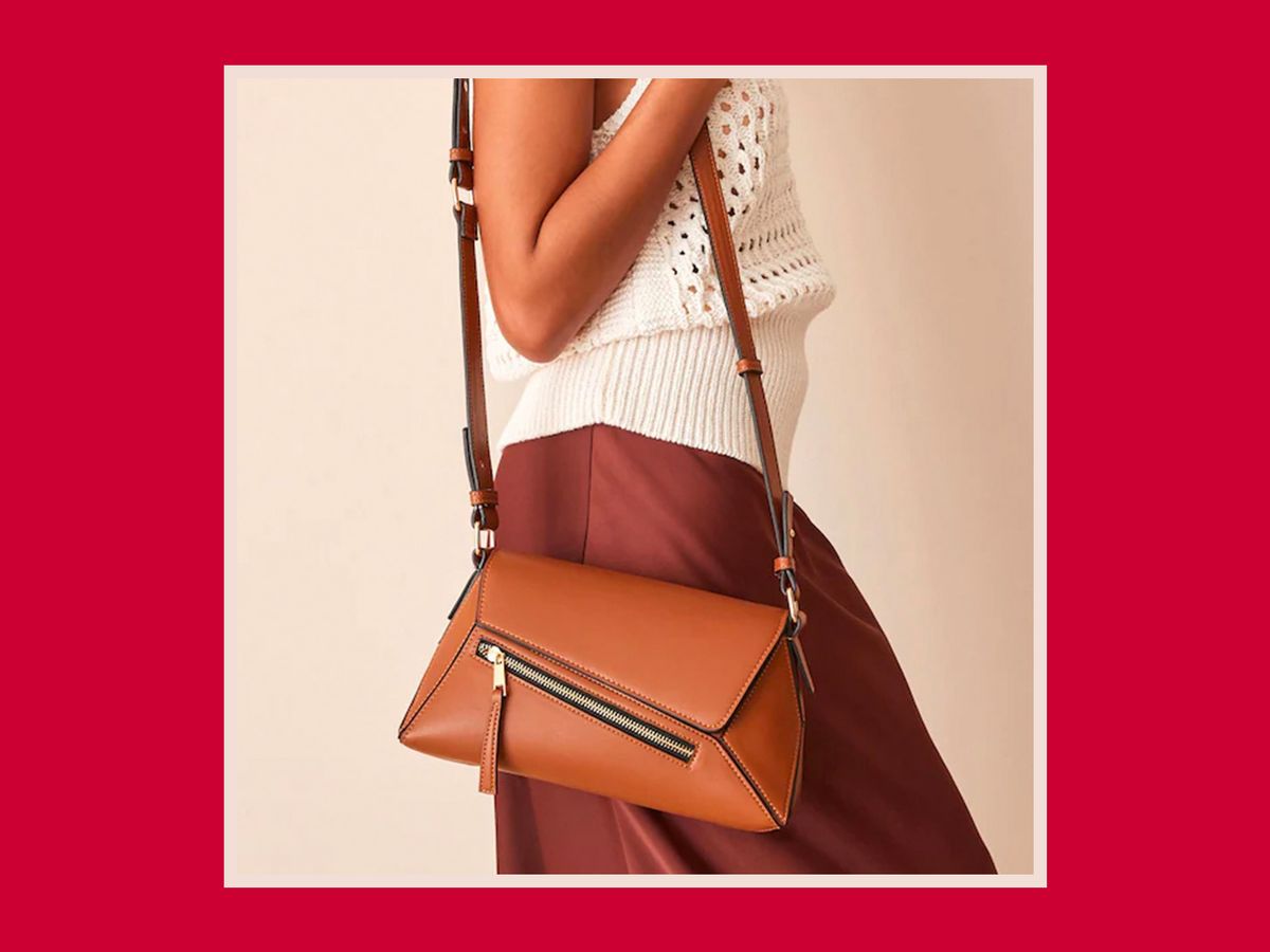 Small/Mini Mandarin Tree Women Leather Vintage Crossbody Shoulder Top Handle Trapezoid Bag/Purse/Clutch Bag/handbag For Her