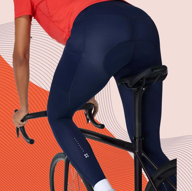 Nice Win women's padded Cycling Legging tights with pockets long leggings.  J