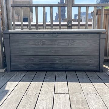 deck box on rachels patio