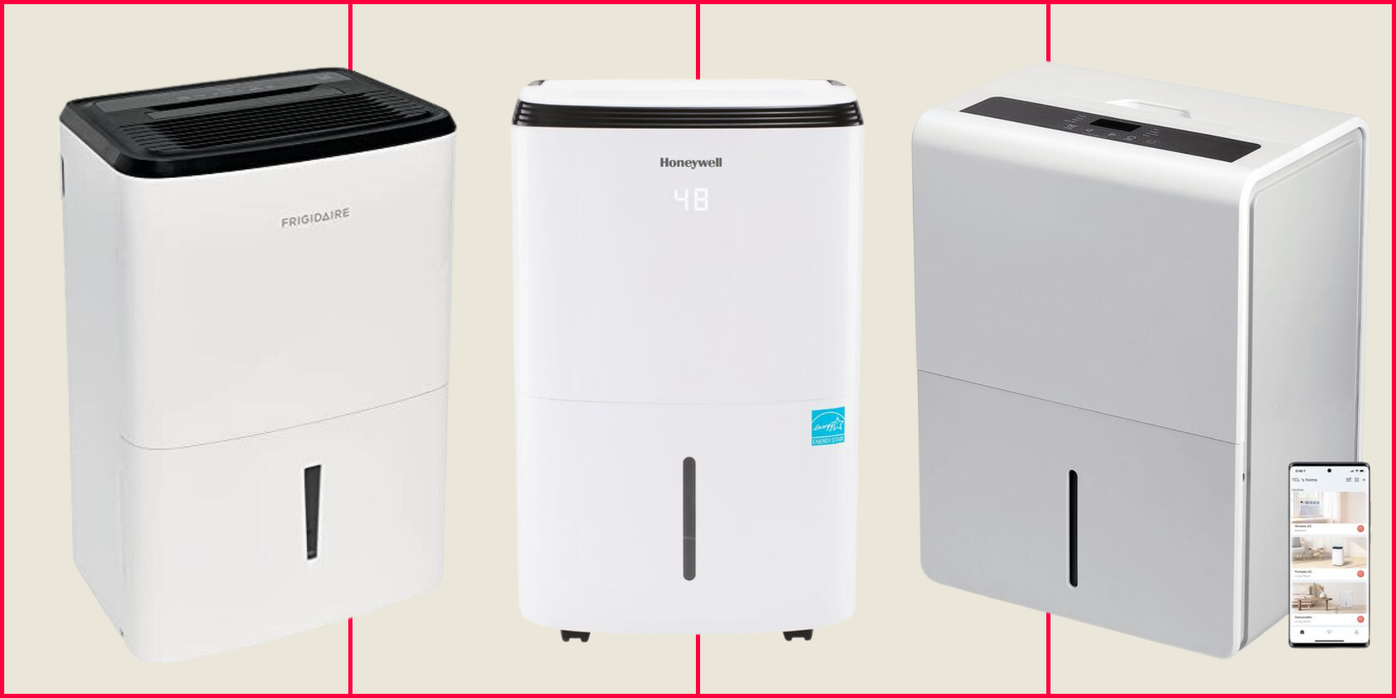 Top dehumidifier