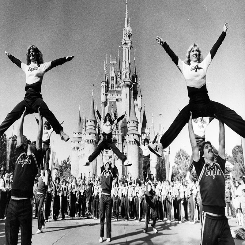 best disney photos boston college cheerleaders tangerinebowl 1982