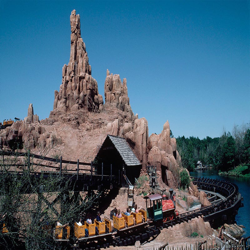 best disney photos disneyworld thunder mountain 1980