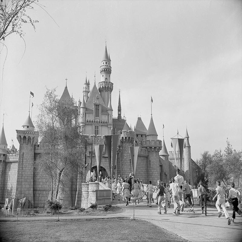 best disney photos opening day at disneyland 1955