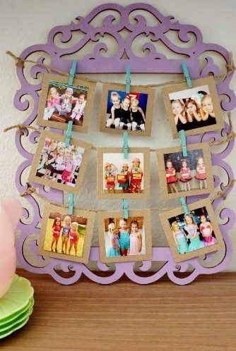 Decorative frame for mini photos