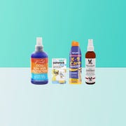 best dog sunscreens in spray and stick form including doggy sunstick, dog sun skin protector, k9 care sunscreen and warren london dog sunscreen