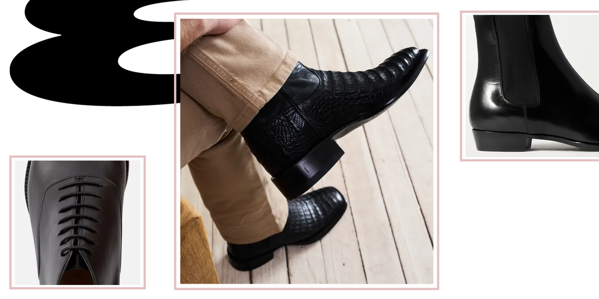 Dress boots fashion men's shoes