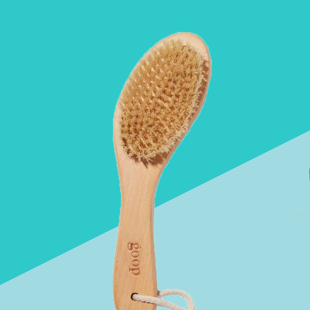 Shower Brush - 20 inch - Long Handle Bath Brush for Exfoliating, Detachable Natural Bristle Back Scrubber. Men Love This! Use Wet or Dry - Makes A