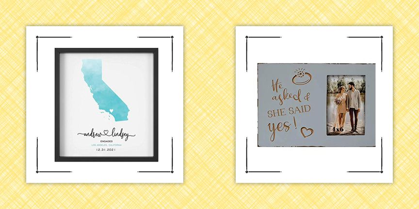 Engagement Gift Word Art Print Wedding Engagement Personalised Love Heart  Gifts | eBay