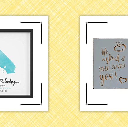 Engagement Picture Frame Engagement Gifts For Couples Newly