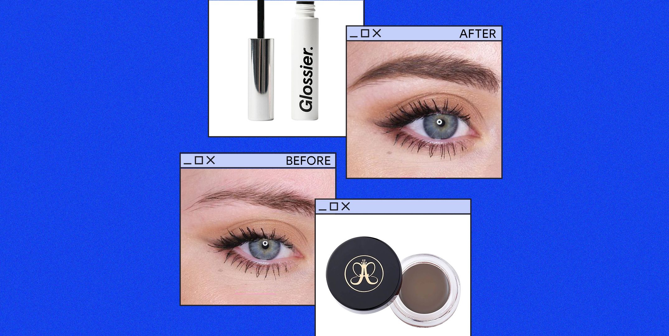 1pcs New 3 In 1 Eyebrow Makeup Kit for Women Waterproof Brow Pencil +  Powder + Brush Black Brown Pigment Eyebrow Tool