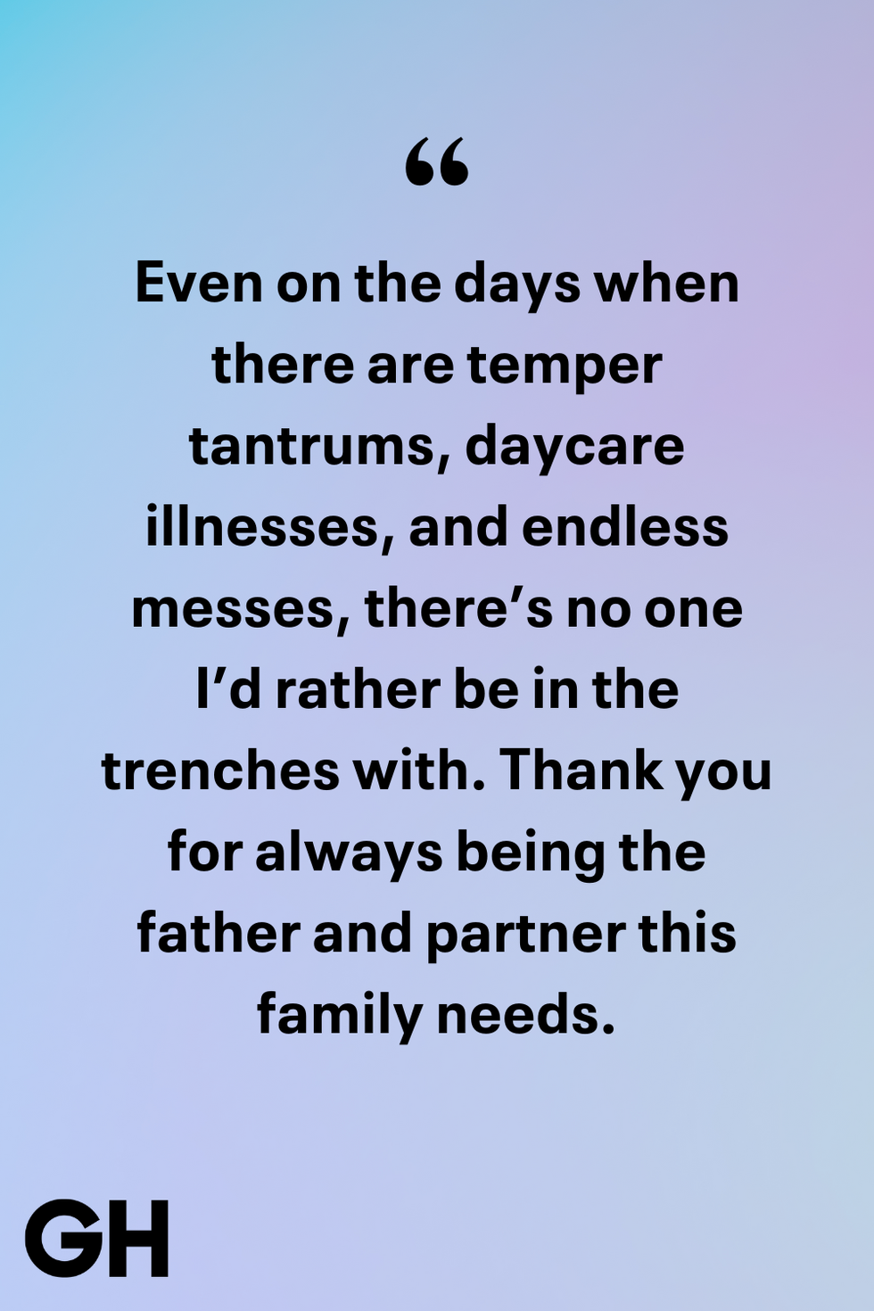 best fathers day quotes from wife to husband