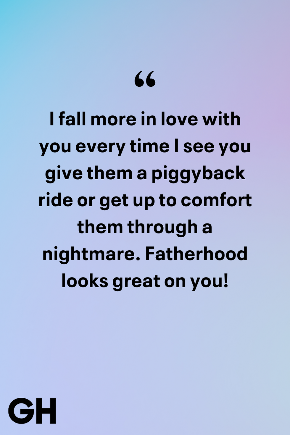 best fathers day quotes from wife to husband