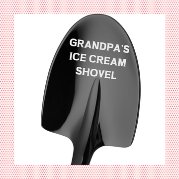 personalized grandpa photo poster and grandpa ice cream shovel gift