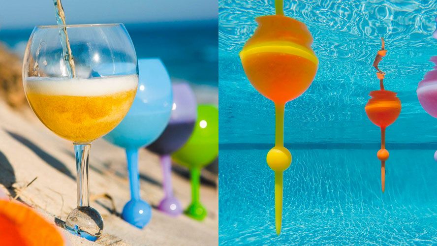 5 Best Floating Wine Glasses - Wine Glasses That Float In Pool