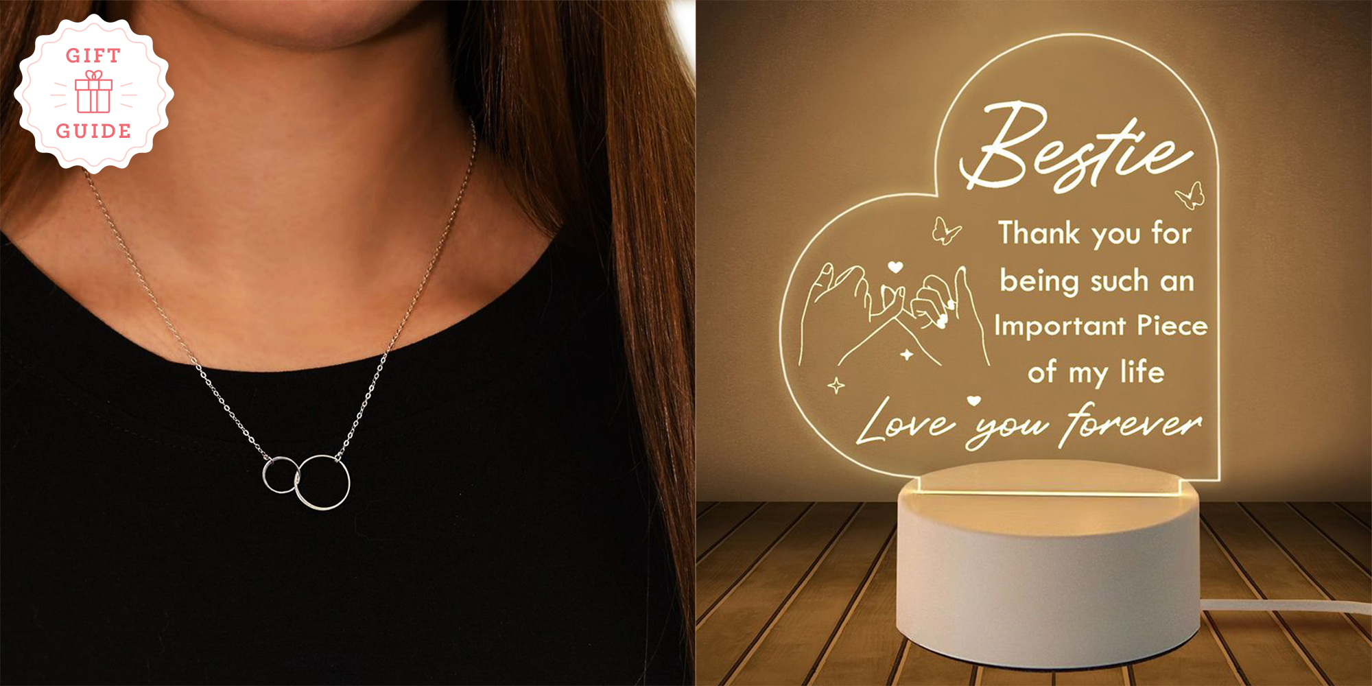 Friend Necklace, Bestie Necklace, Touching Gift For Best Friend, Gift –  Rakva-cheohanoi.vn