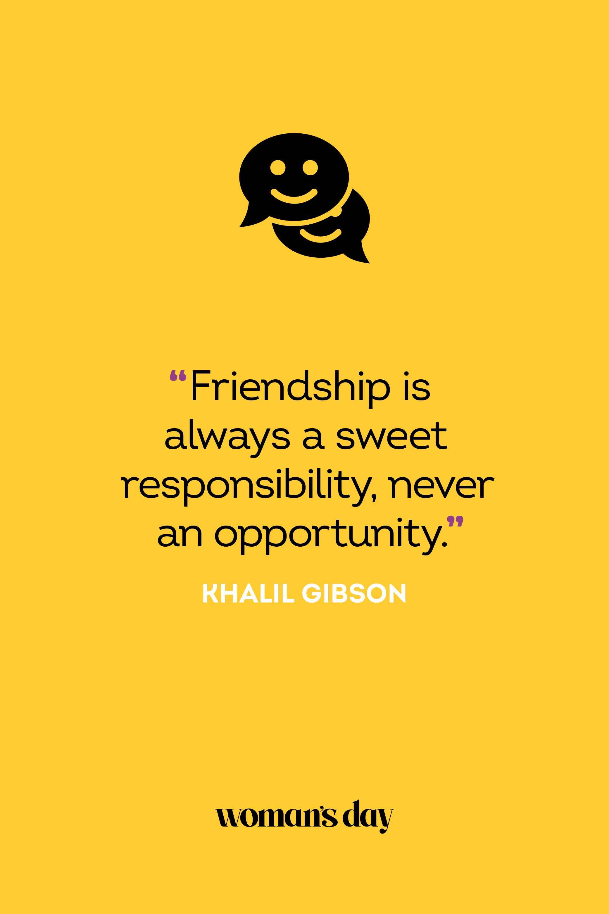 nice words about friendship
