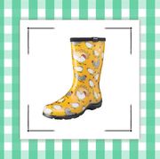 yellow rain boots and duck boots best garden shoes