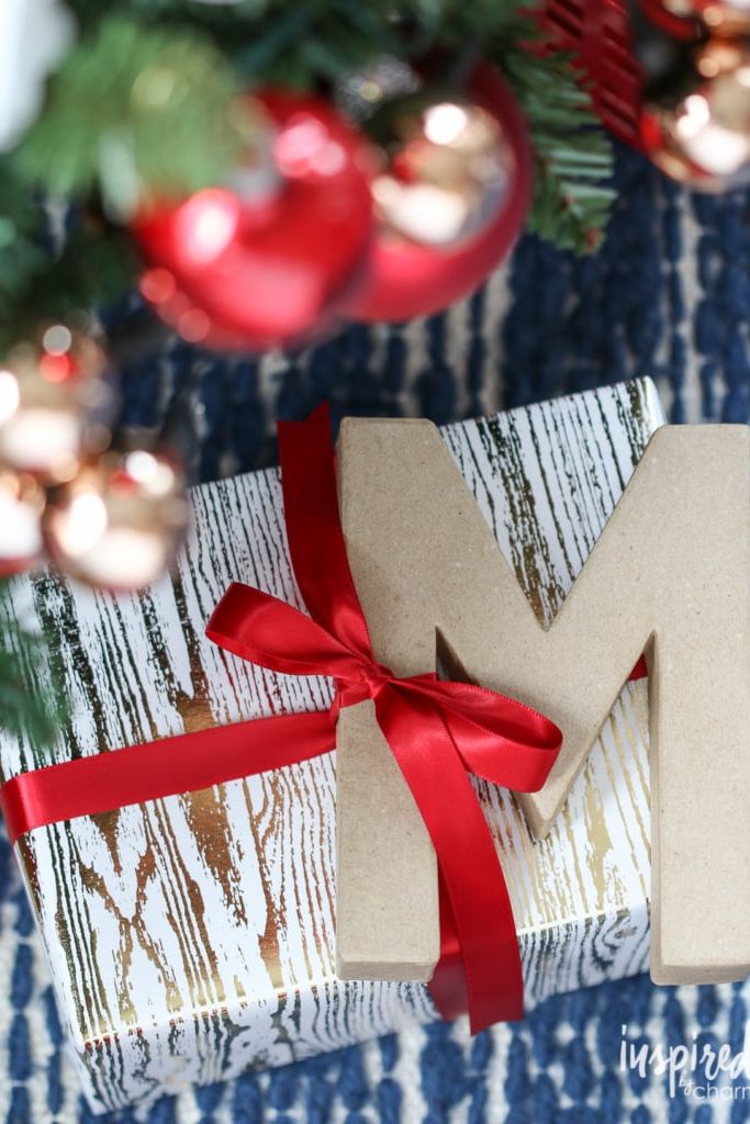 best gift wrapping ideas initial