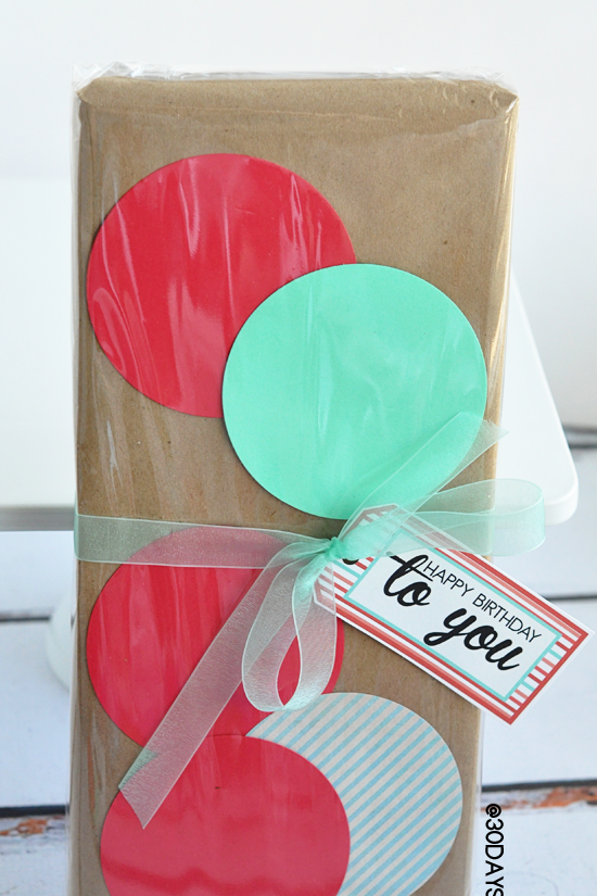 best gift wrapping ideas polka dots