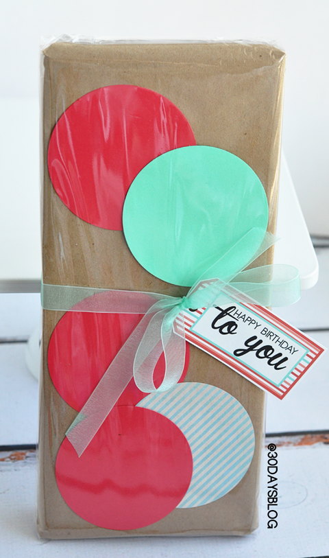 best gift wrapping ideas polka dots