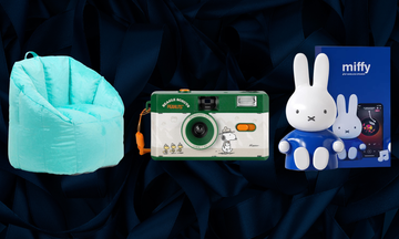 big joe milano bean bag chair, snoopy camera, miffy bluetooth speaker