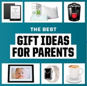 best gifts for parents including massagers, ring cameras, smart thermostats, irobot vacuums, apple watches, digital picture frames, kindles, robes, vacuums, keurig k classic coffee makers, bestinnkits smart coffee sets, and more