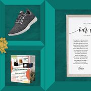 best gifts for you wife such as sneakers, custom pillow covers with family member names, single serve latte kits, herb garden kits, vow wall art, and more