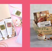 gift ideas under $30  crema veloce mini hand cream set and harry and david gourmet snack box