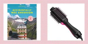 best gifts under $50 for her  accidentally wes anderson coffee table book and revlon onestep volumizer hair dryer and hot air brush