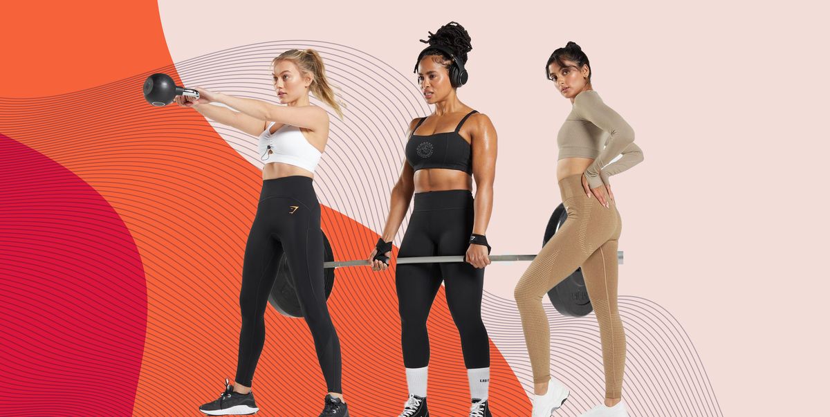 Gymshark leggings grey ladies womens stretch workout sports