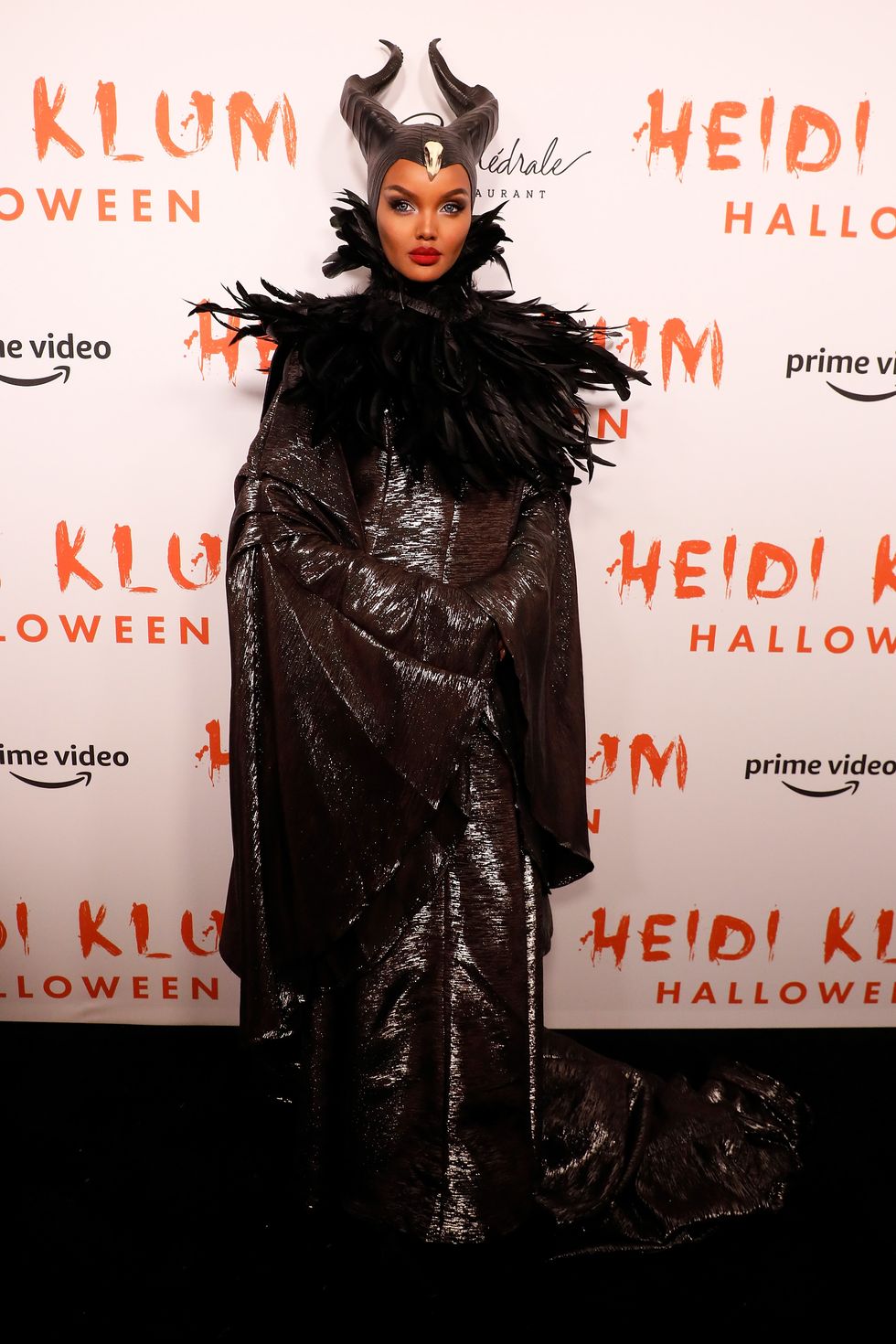 new york, new york october 31 halima aden attends heidi klums annual halloween party at cathédrale on october 31, 2019 in new york city photo by taylor hillgetty images
