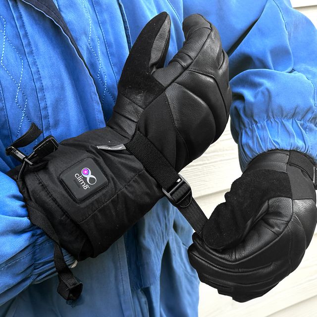 Pink Heated Gloves Women Winter USB Electric Heating Warm Mittens  Rechargeable Ladies Heated Touch Screen Gloves for Cold Weather Men Outdoor