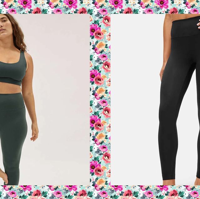 Womens Two Tone 7/8 Foldover Stretch Fabirc Workout Yoga Gym Leggings Pants  - Black / Green, S 