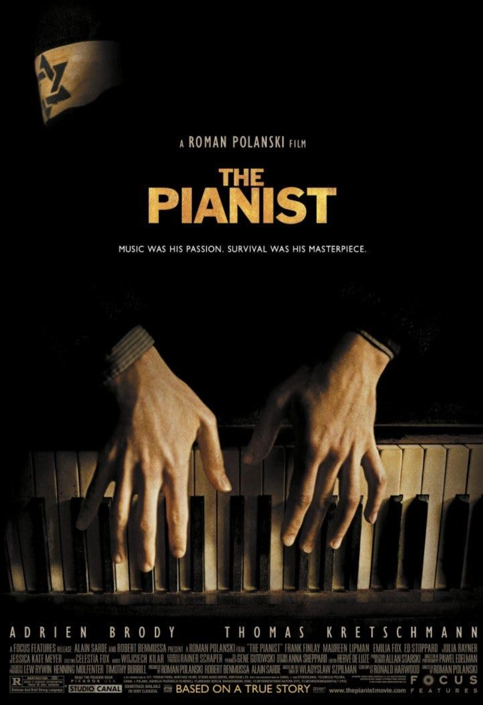 'the pianist' movie poster