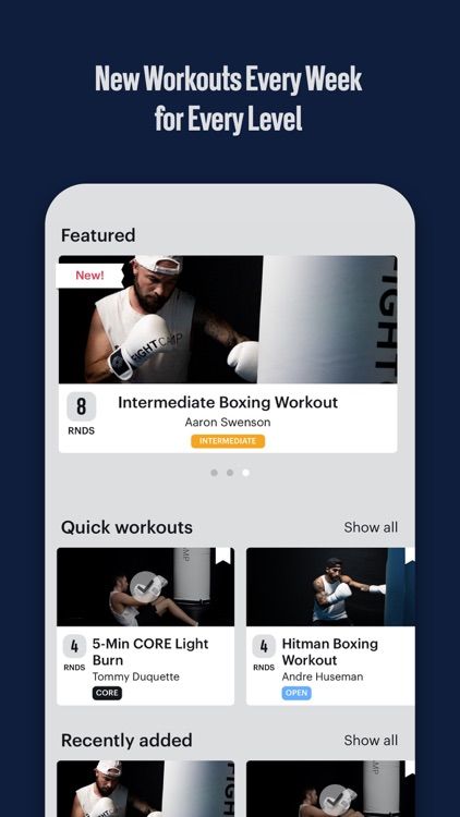 Best Home Workout Apps: Fightcamp