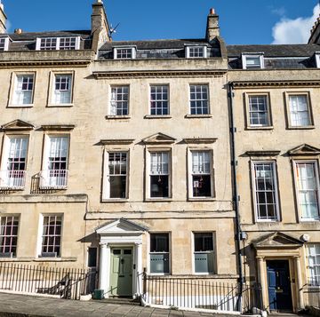 view of traditional georgian houses in bath england